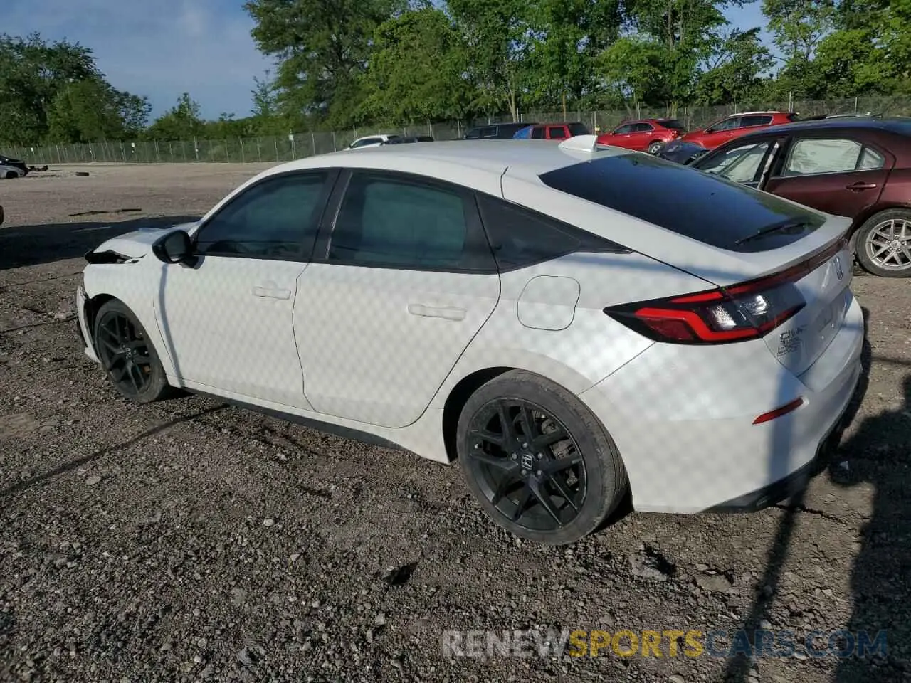 2 fotografías del automóvil dañado 19XFL2H80NE009853 HONDA CIVIC 2022