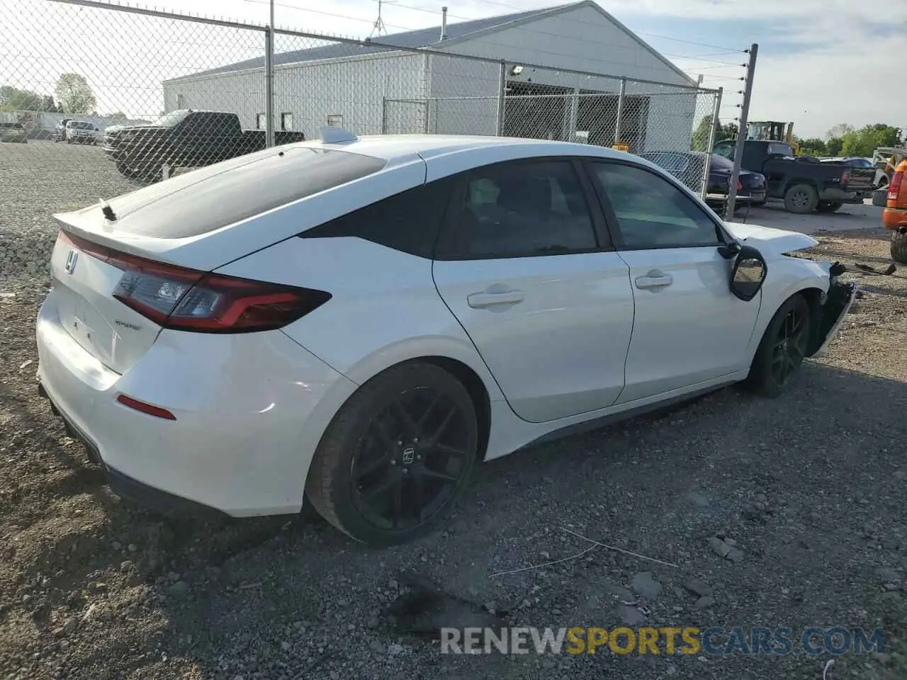 3 fotografías del automóvil dañado 19XFL2H80NE009853 HONDA CIVIC 2022
