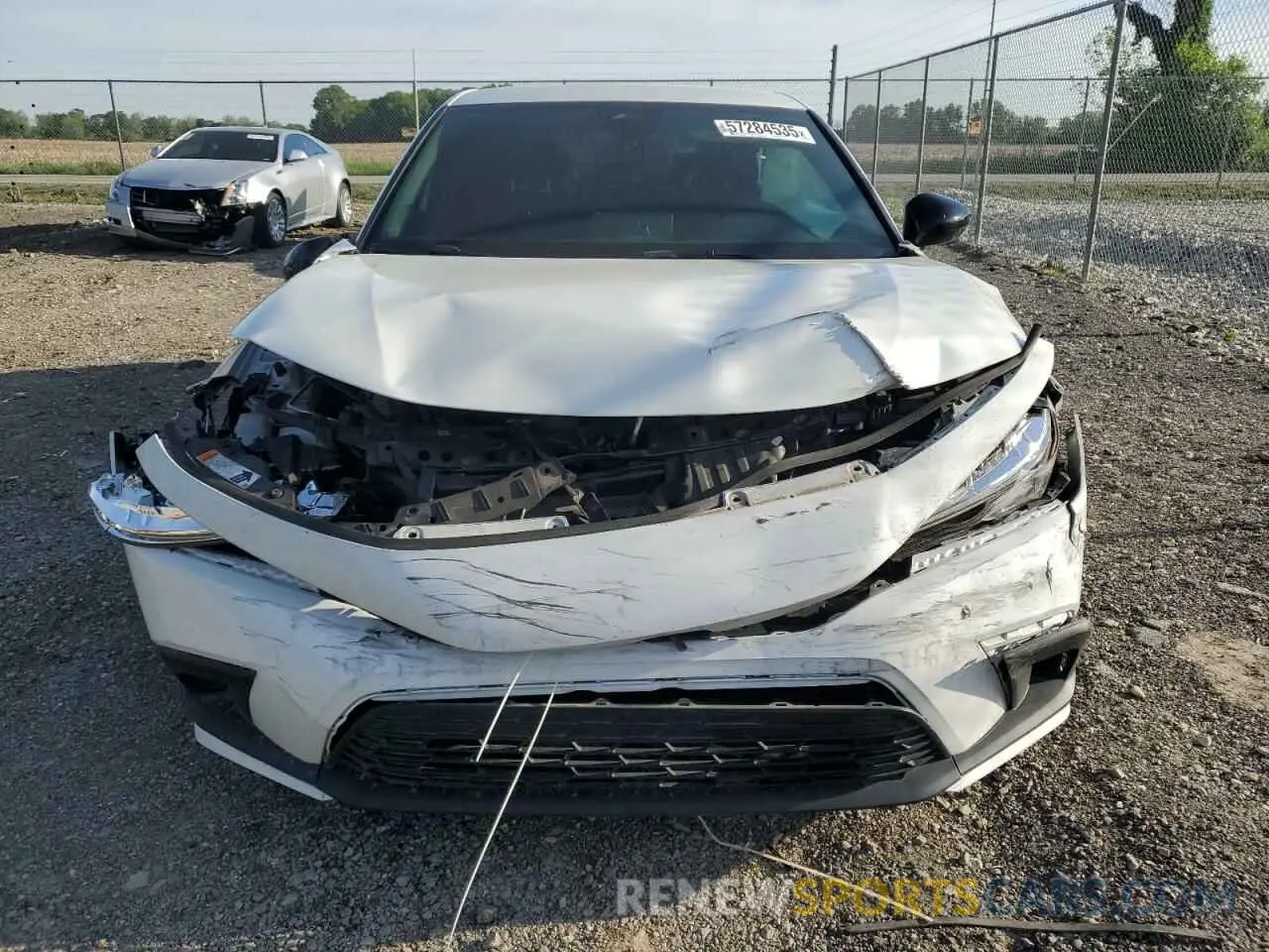 5 fotografías del automóvil dañado 19XFL2H80NE009853 HONDA CIVIC 2022