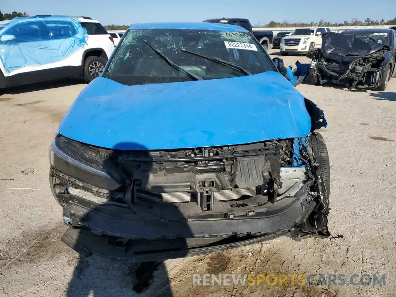 5 fotografías del automóvil dañado 19XFL2H80NE012865 HONDA CIVIC 2022
