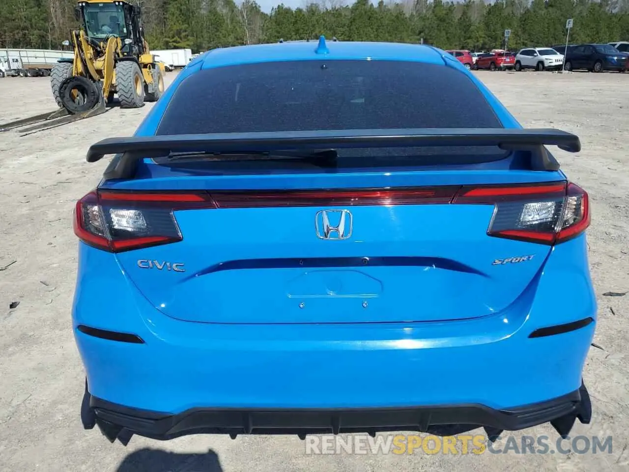 6 fotografías del automóvil dañado 19XFL2H80NE016611 HONDA CIVIC 2022