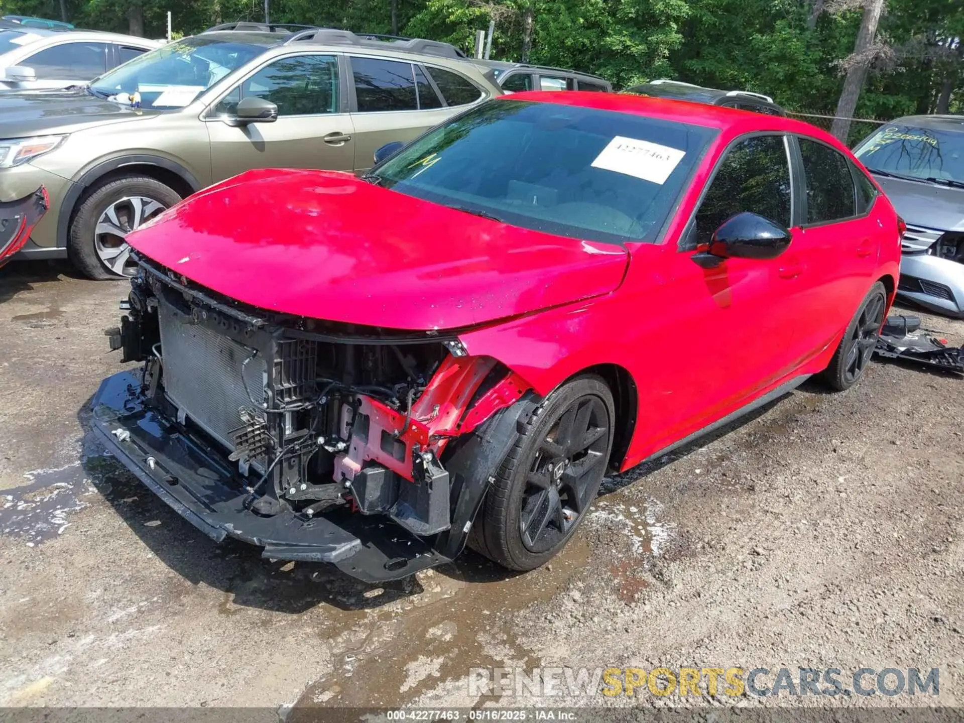 2 fotografías del automóvil dañado 19XFL2H80NE021579 HONDA CIVIC 2022
