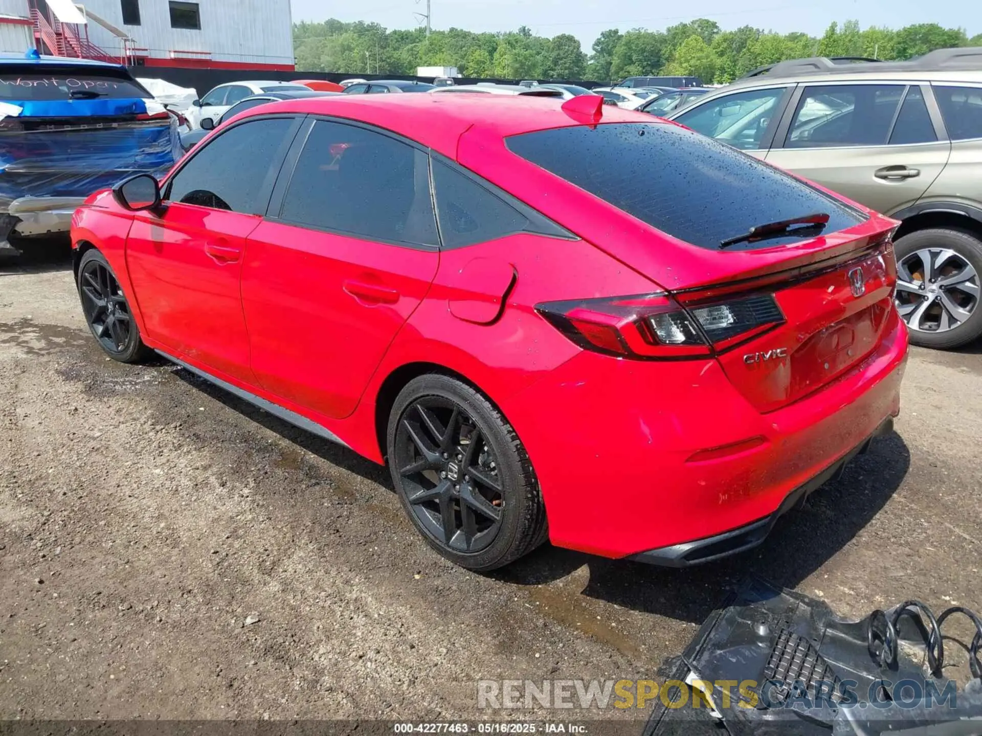 3 fotografías del automóvil dañado 19XFL2H80NE021579 HONDA CIVIC 2022