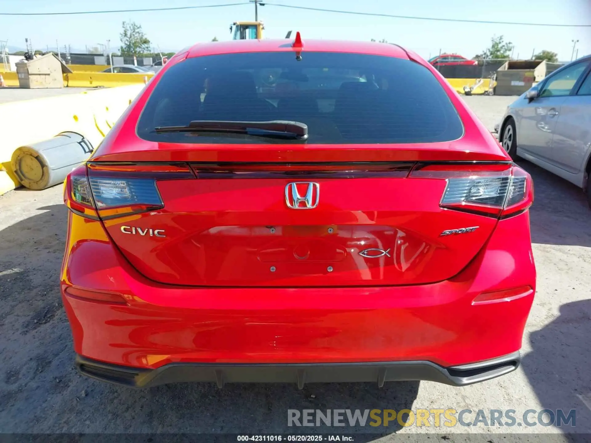 16 fotografías del automóvil dañado 19XFL2H81NE006251 HONDA CIVIC 2022