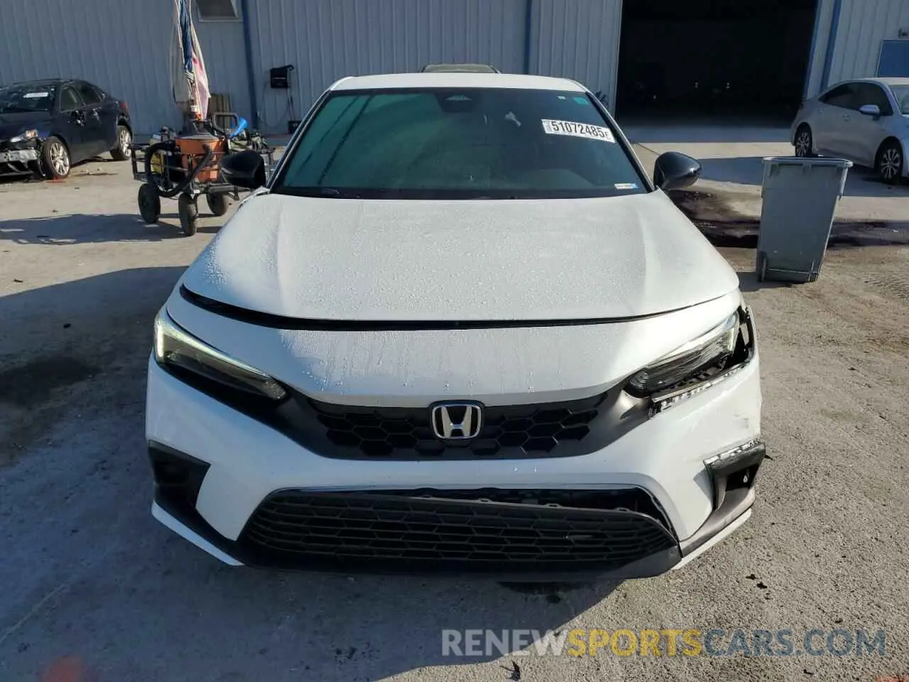 5 fotografías del automóvil dañado 19XFL2H81NE009280 HONDA CIVIC 2022
