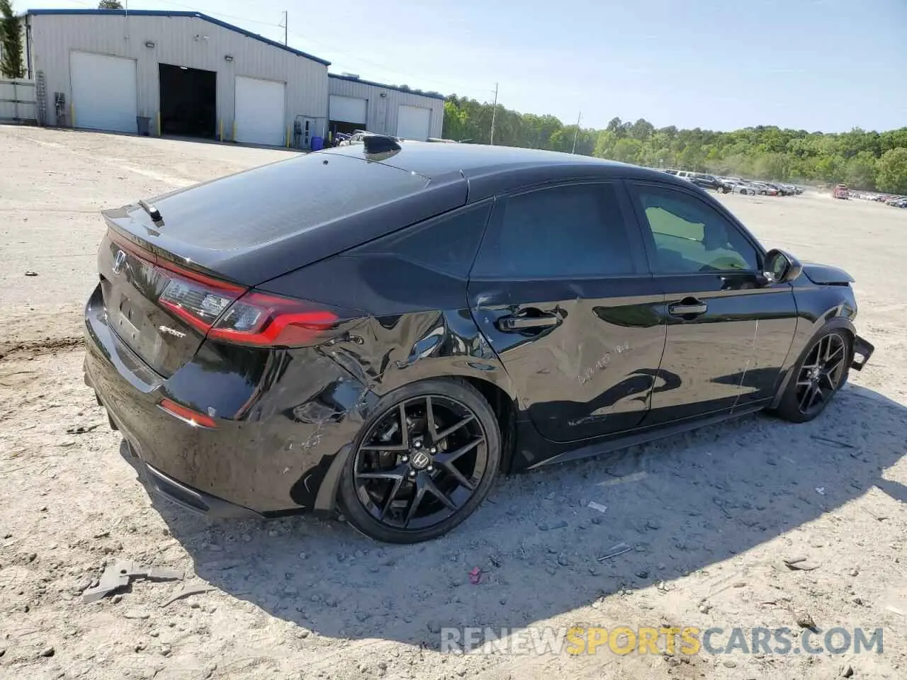 3 fotografías del automóvil dañado 19XFL2H82NE005738 HONDA CIVIC 2022
