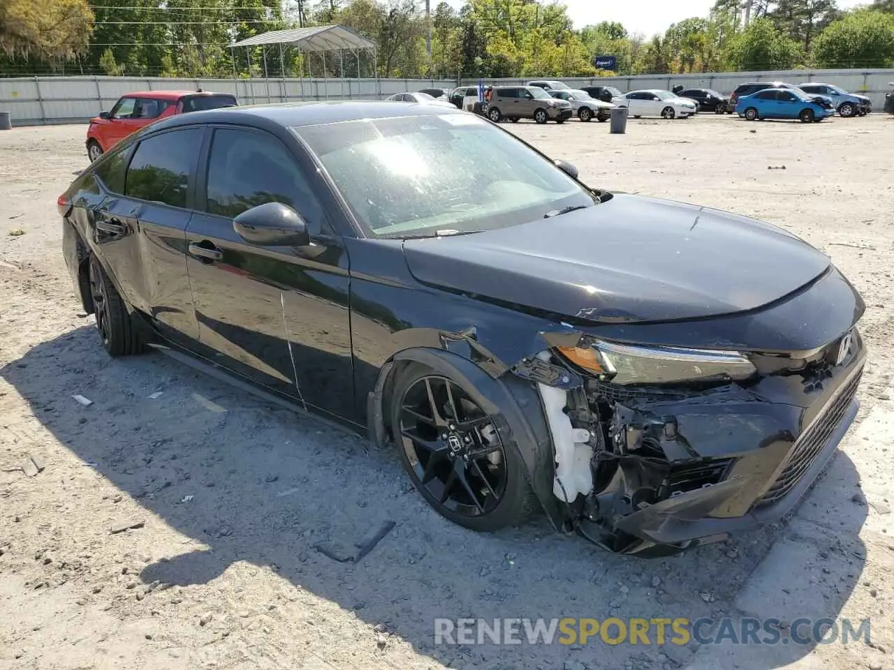4 fotografías del automóvil dañado 19XFL2H82NE005738 HONDA CIVIC 2022