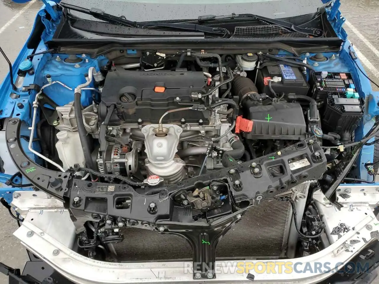 11 fotografías del automóvil dañado 19XFL2H82NE016528 HONDA CIVIC 2022