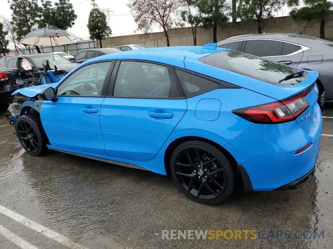 2 fotografías del automóvil dañado 19XFL2H82NE016528 HONDA CIVIC 2022