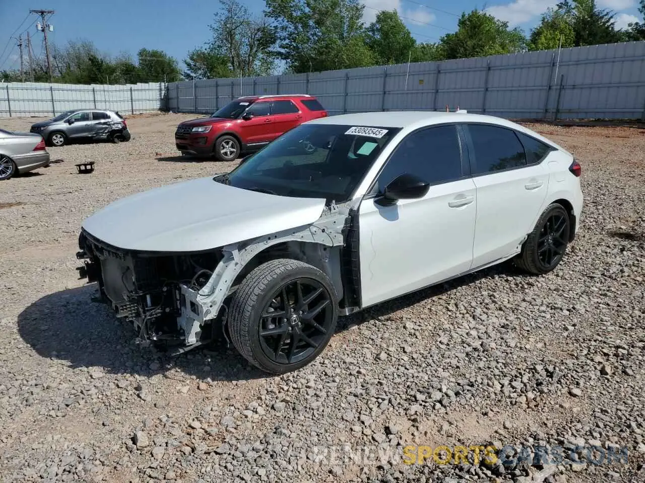 1 fotografías del automóvil dañado 19XFL2H82NE022572 HONDA CIVIC 2022
