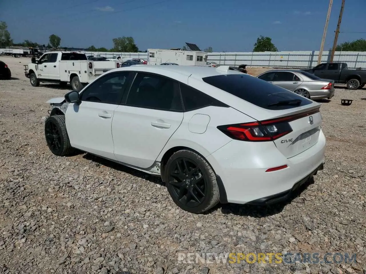 2 fotografías del automóvil dañado 19XFL2H82NE022572 HONDA CIVIC 2022