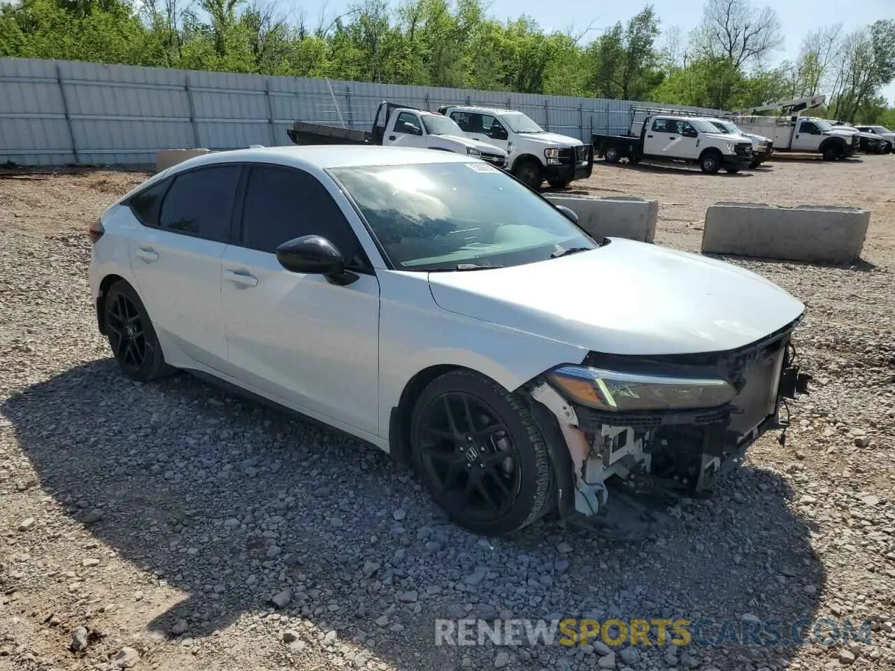 4 fotografías del automóvil dañado 19XFL2H82NE022572 HONDA CIVIC 2022