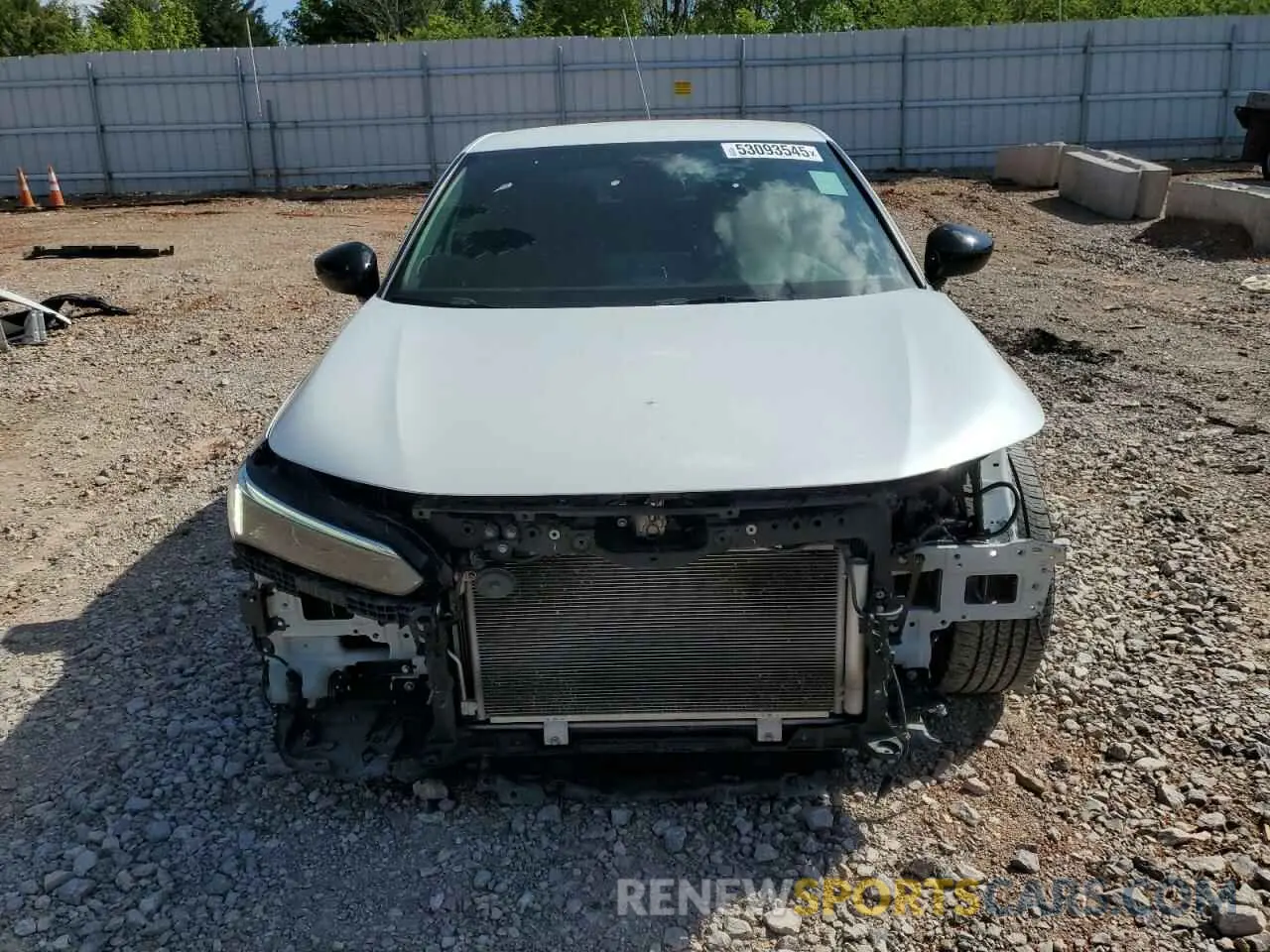 5 fotografías del automóvil dañado 19XFL2H82NE022572 HONDA CIVIC 2022