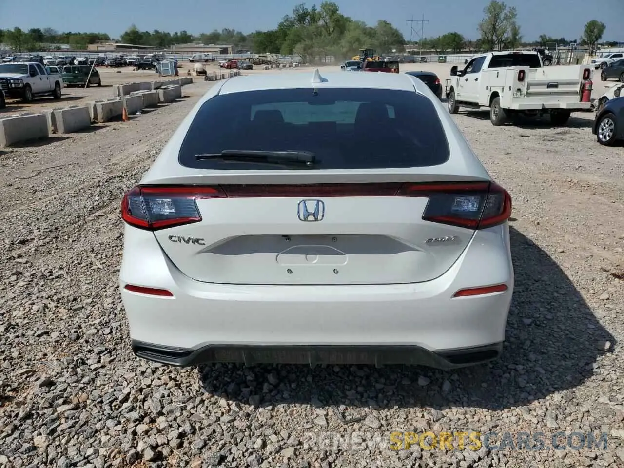 6 fotografías del automóvil dañado 19XFL2H82NE022572 HONDA CIVIC 2022