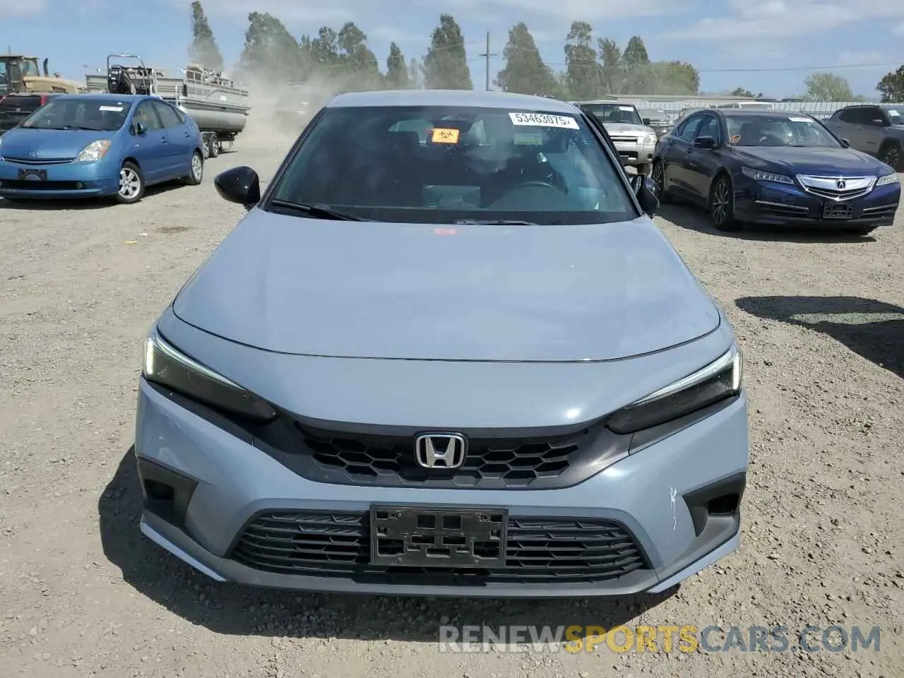 5 fotografías del automóvil dañado 19XFL2H82NE022796 HONDA CIVIC 2022