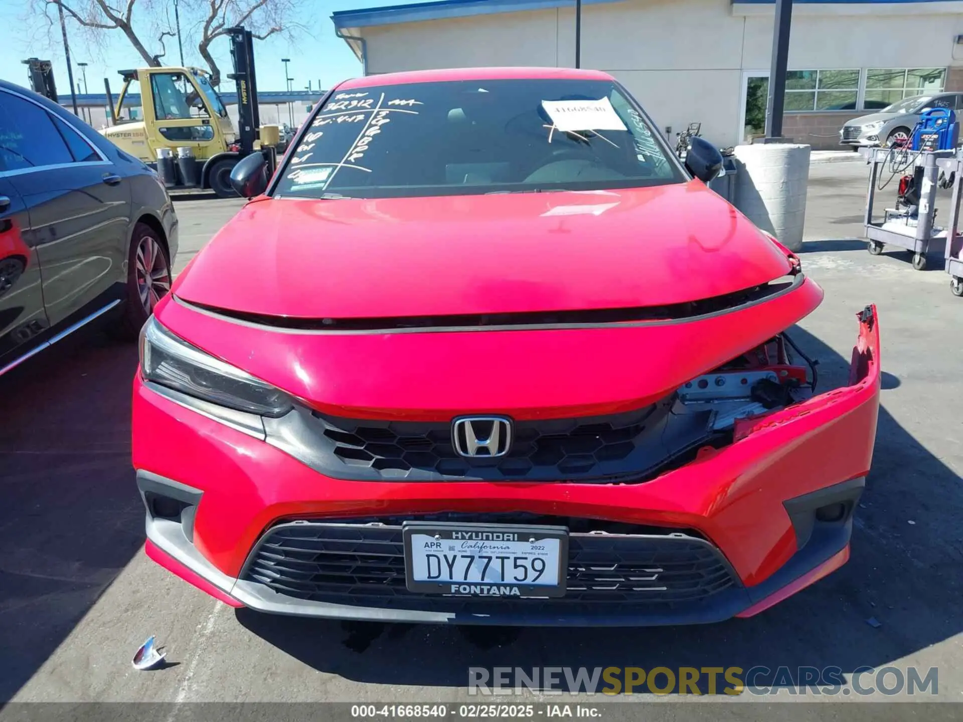 13 fotografías del automóvil dañado 19XFL2H83NE003691 HONDA CIVIC 2022