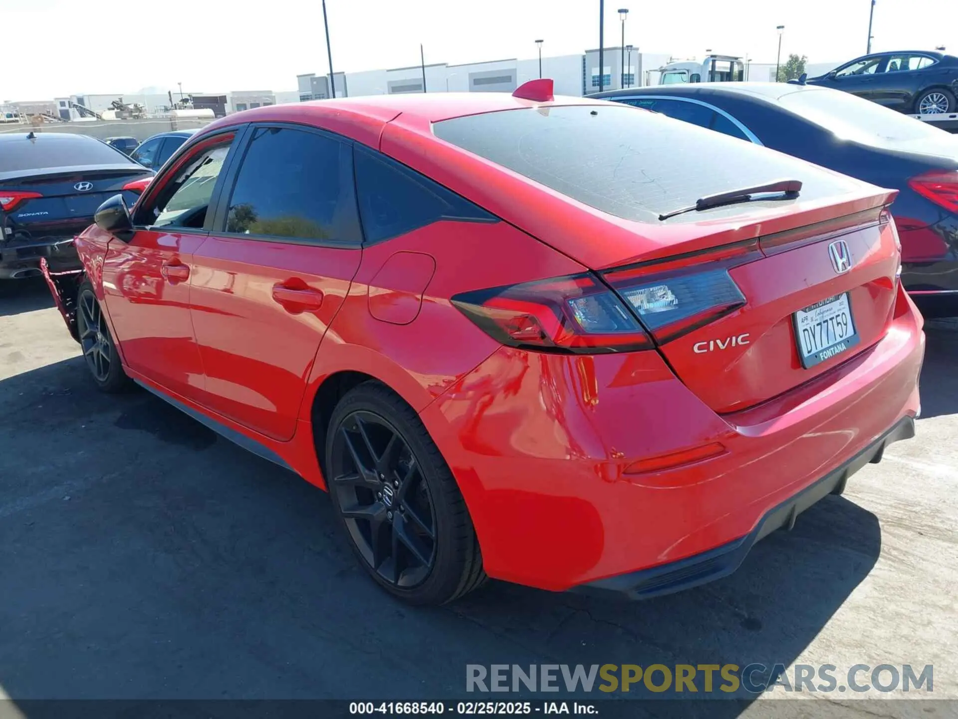 3 fotografías del automóvil dañado 19XFL2H83NE003691 HONDA CIVIC 2022