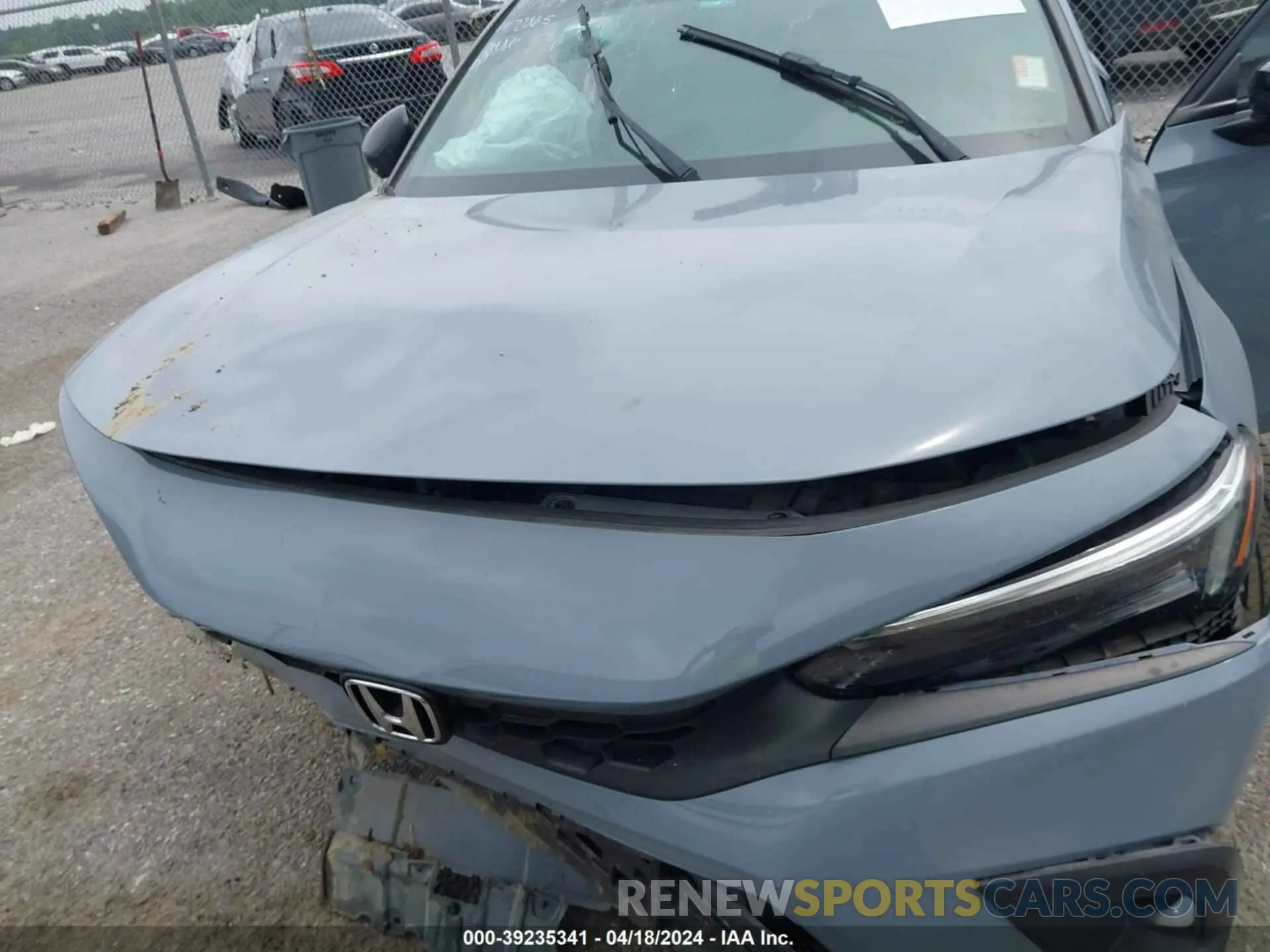 10 fotografías del automóvil dañado 19XFL2H84NE000055 HONDA CIVIC 2022