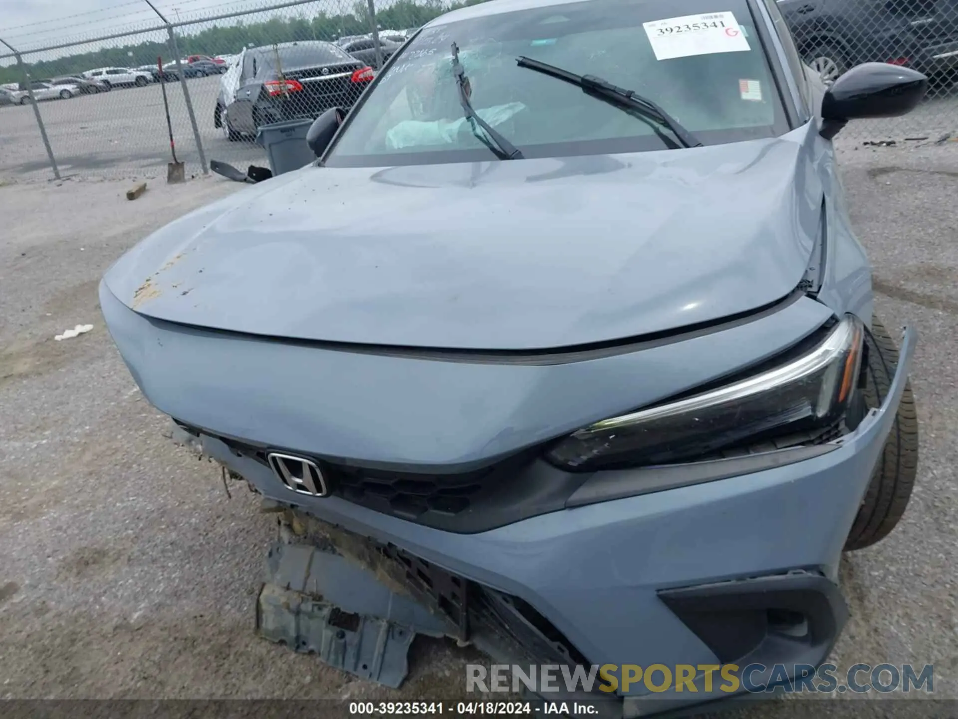 11 fotografías del automóvil dañado 19XFL2H84NE000055 HONDA CIVIC 2022