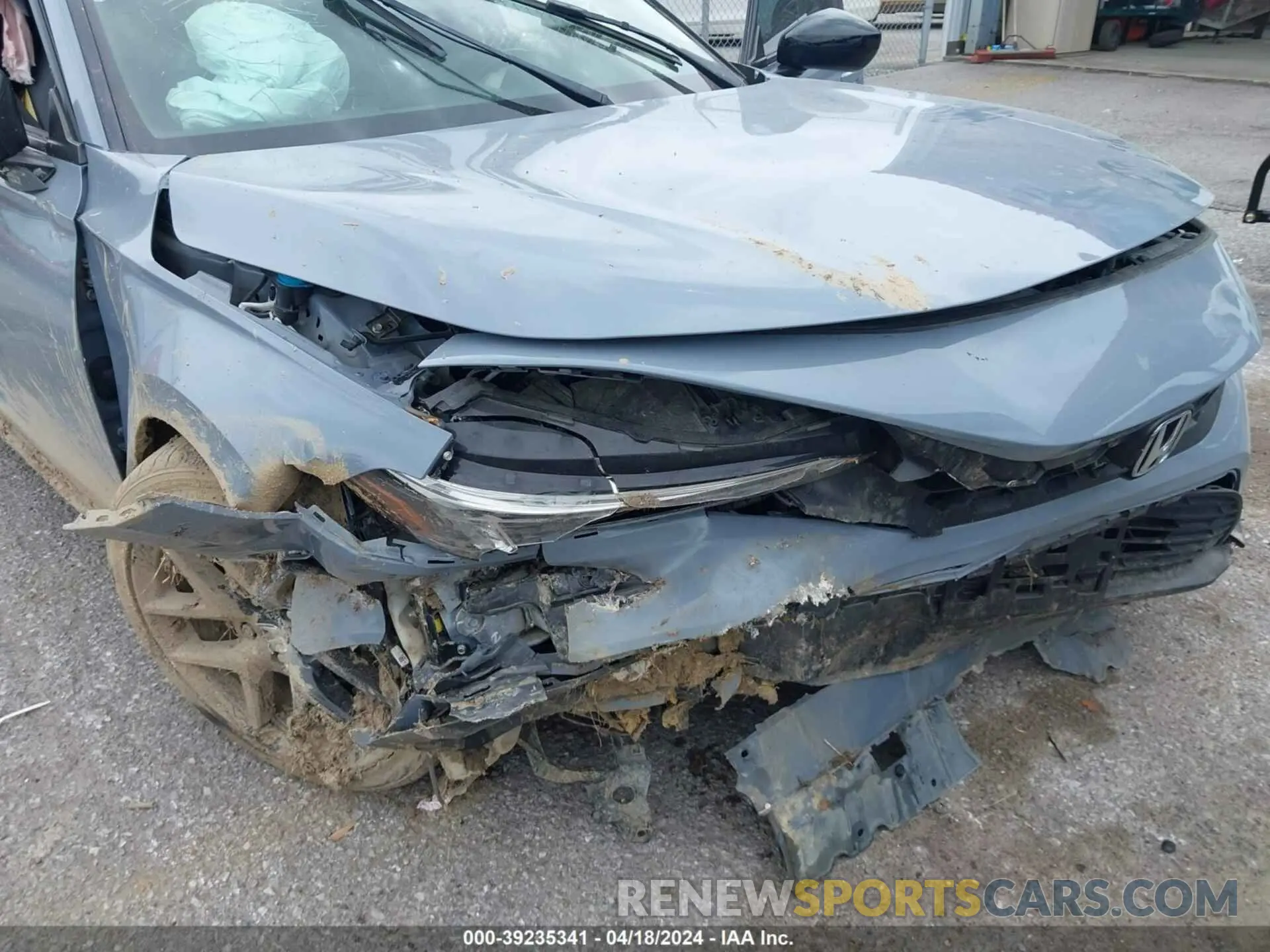 6 fotografías del automóvil dañado 19XFL2H84NE000055 HONDA CIVIC 2022