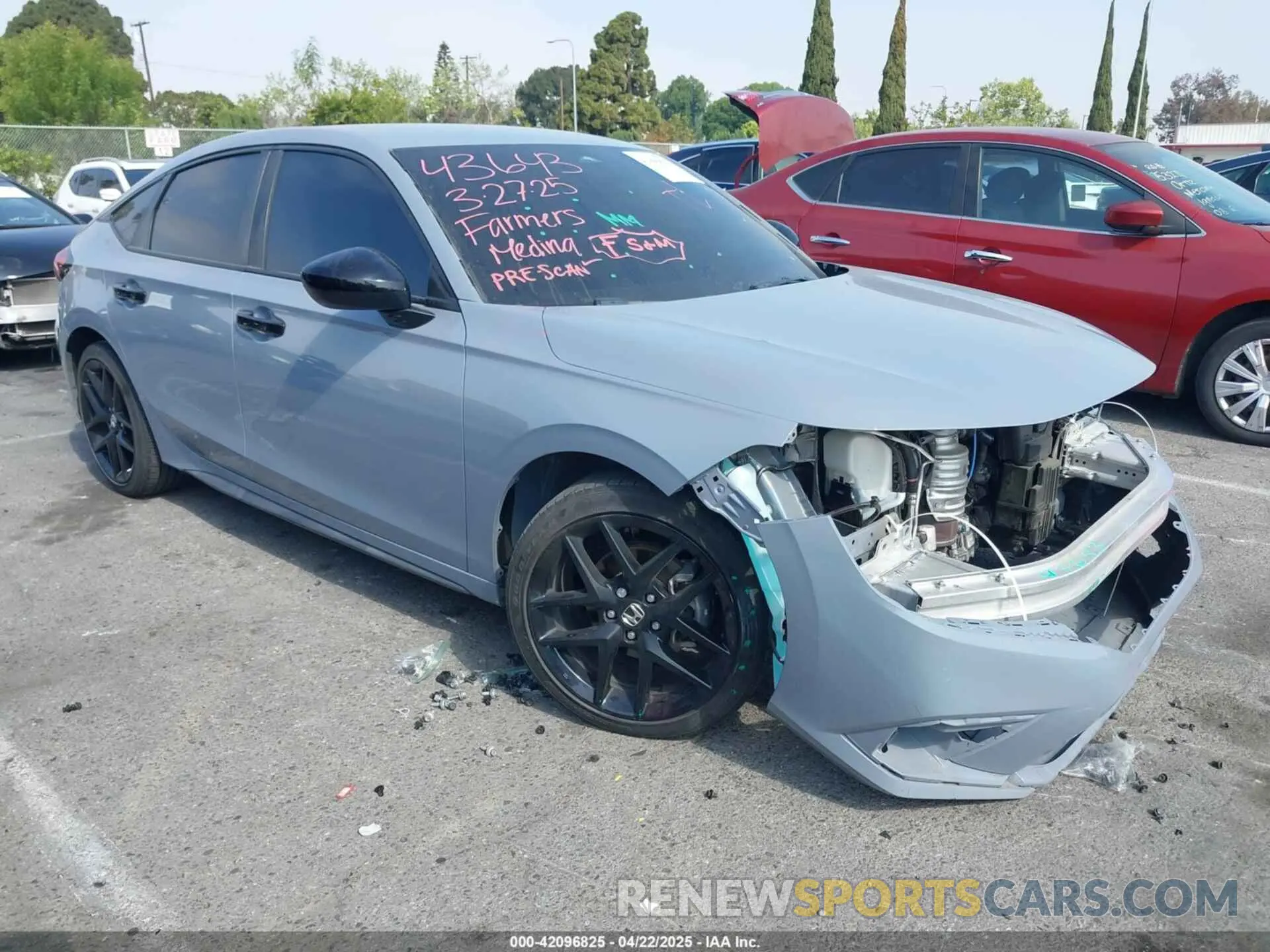 1 fotografías del automóvil dañado 19XFL2H84NE001027 HONDA CIVIC 2022