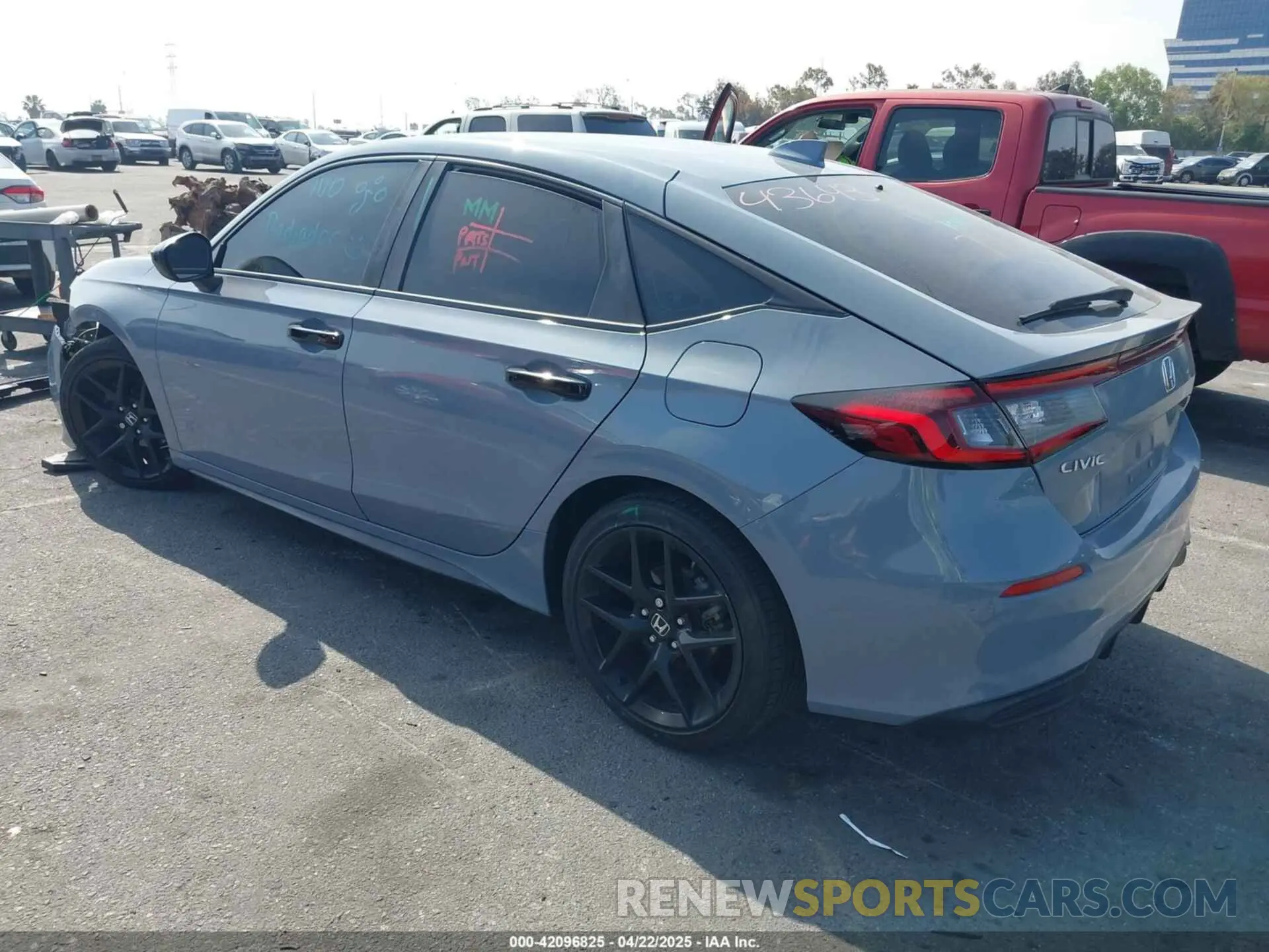 3 fotografías del automóvil dañado 19XFL2H84NE001027 HONDA CIVIC 2022