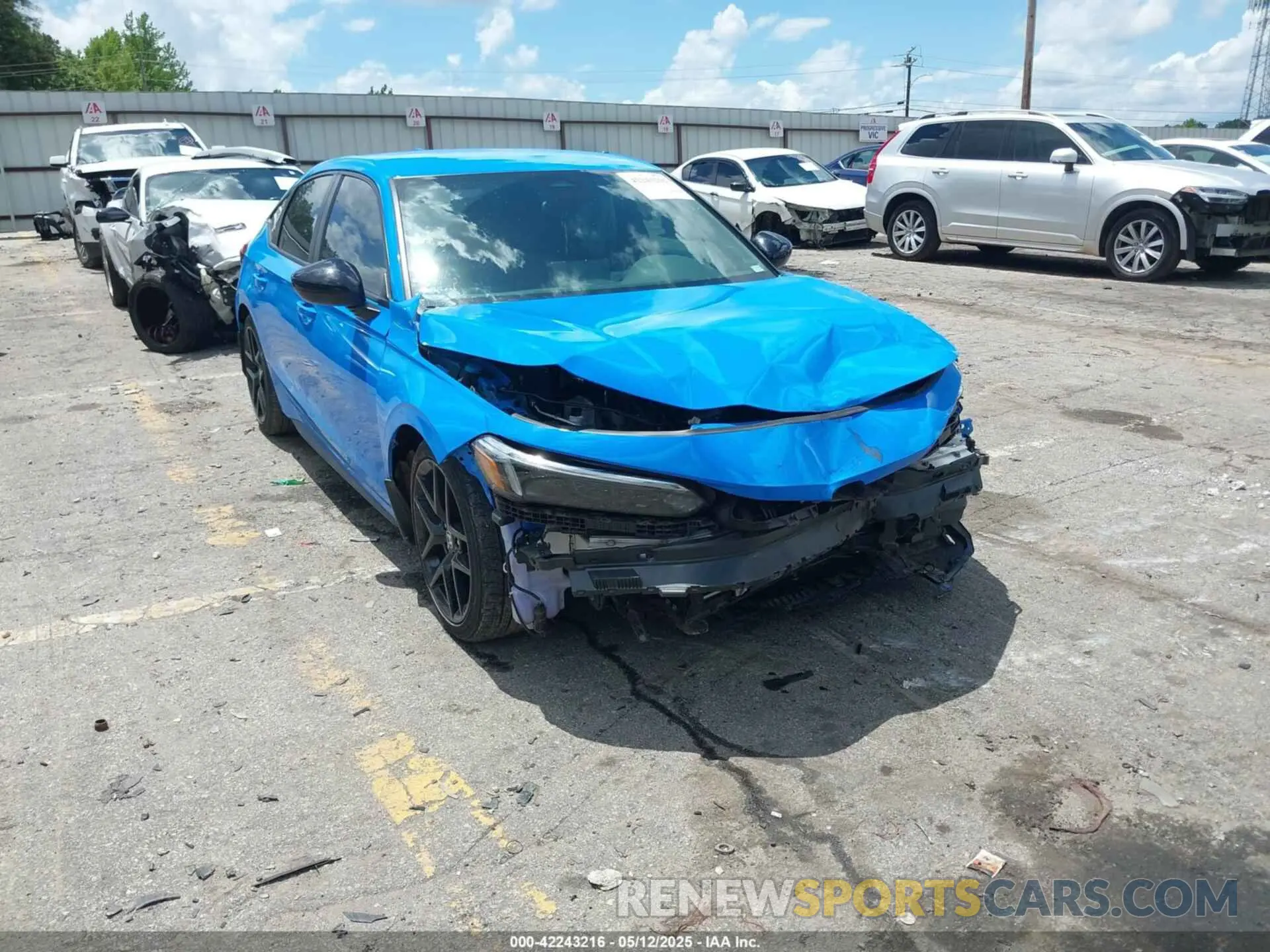 1 fotografías del automóvil dañado 19XFL2H84NE008317 HONDA CIVIC 2022