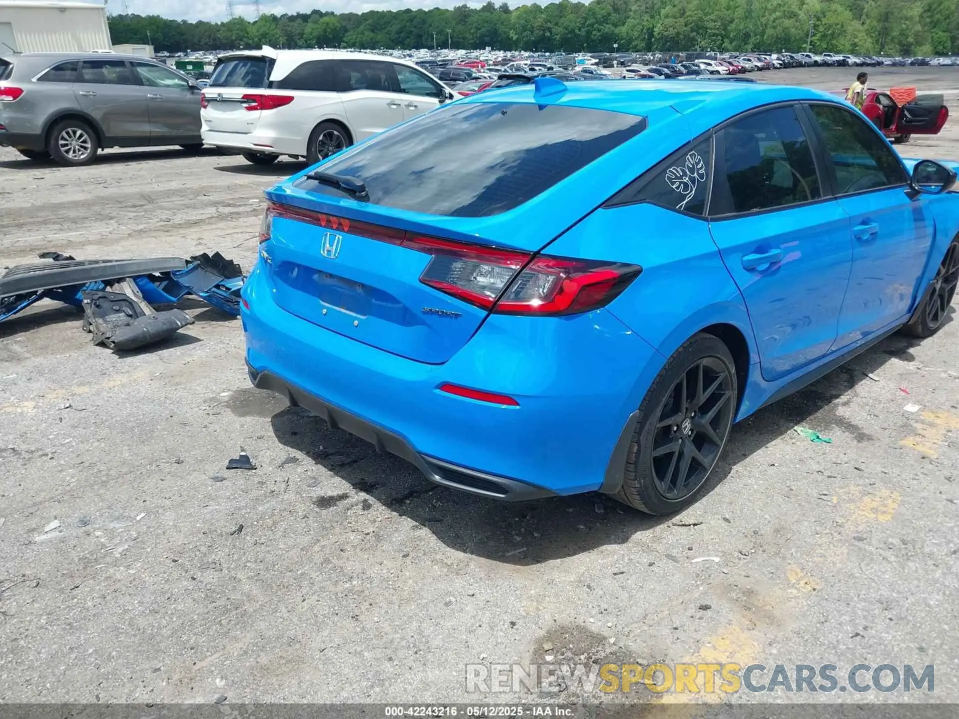 4 fotografías del automóvil dañado 19XFL2H84NE008317 HONDA CIVIC 2022