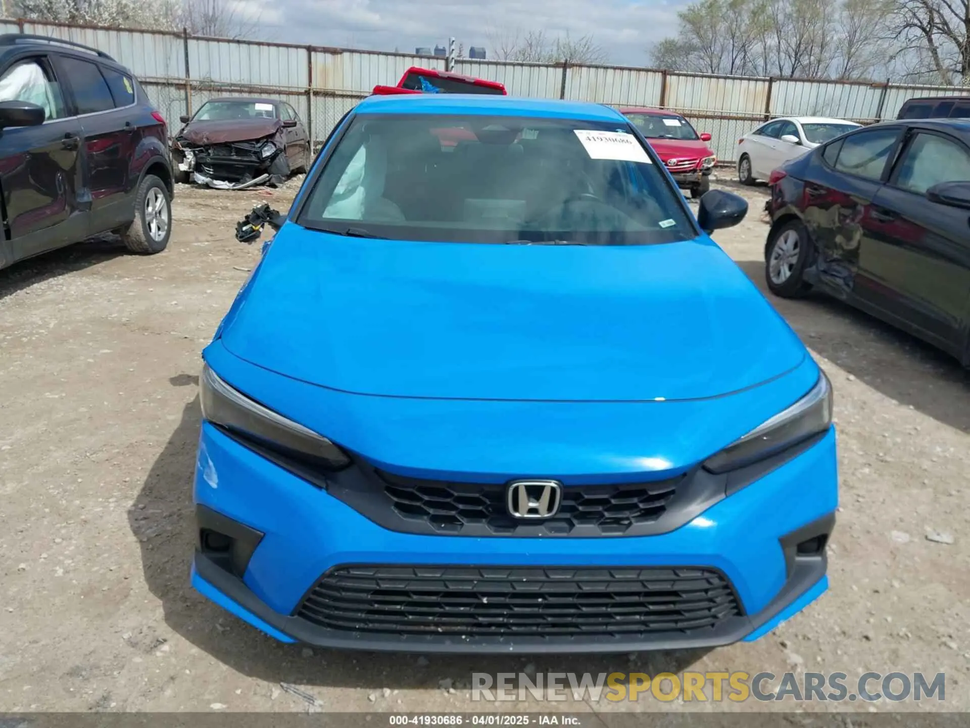 12 fotografías del automóvil dañado 19XFL2H84NE010021 HONDA CIVIC 2022