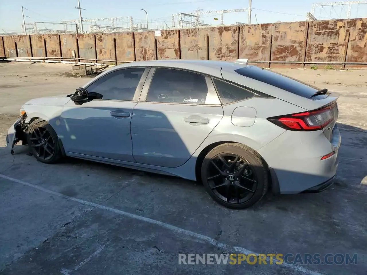 2 fotografías del automóvil dañado 19XFL2H84NE021309 HONDA CIVIC 2022