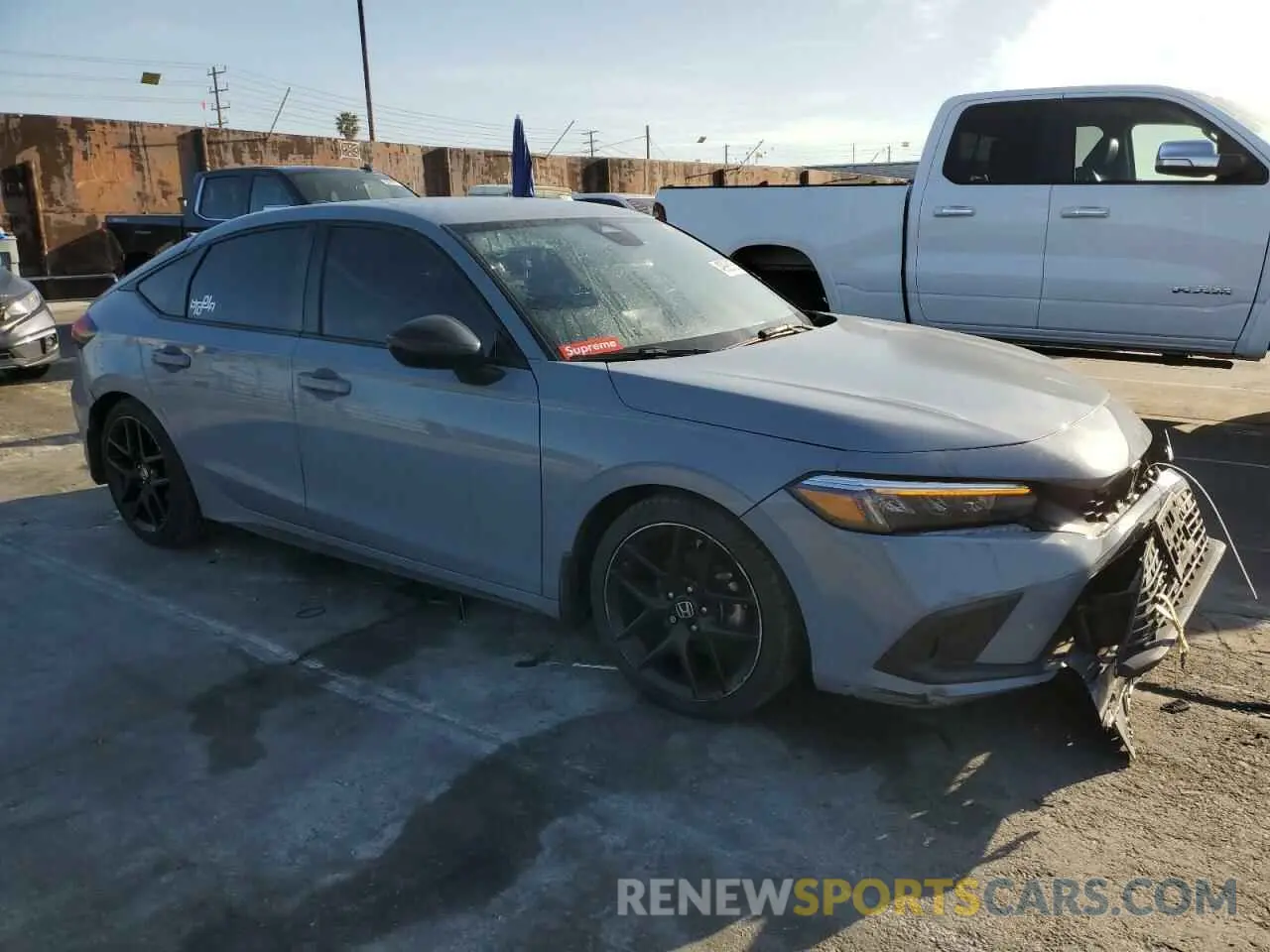 4 fotografías del automóvil dañado 19XFL2H84NE021309 HONDA CIVIC 2022