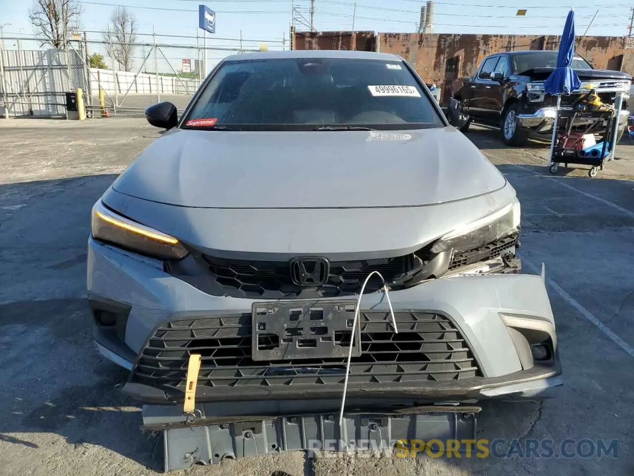 5 fotografías del automóvil dañado 19XFL2H84NE021309 HONDA CIVIC 2022
