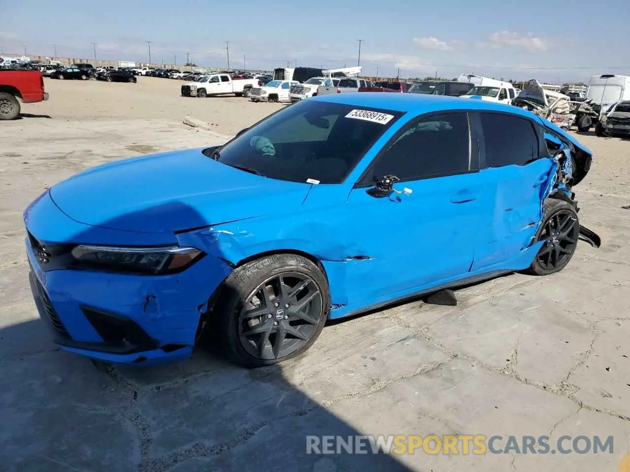 1 fotografías del automóvil dañado 19XFL2H84NE022086 HONDA CIVIC 2022