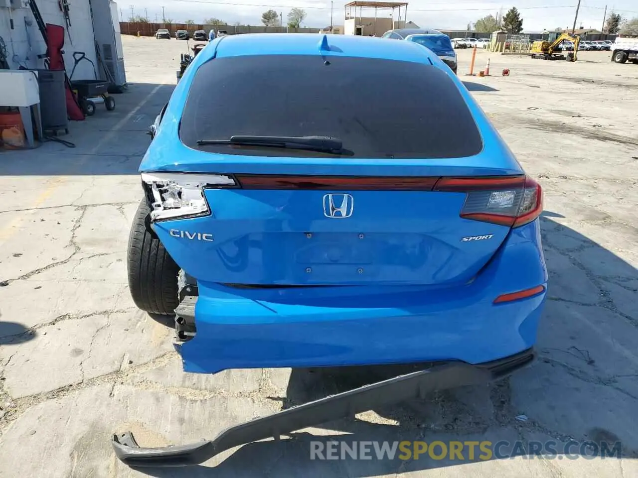 6 fotografías del automóvil dañado 19XFL2H84NE022086 HONDA CIVIC 2022