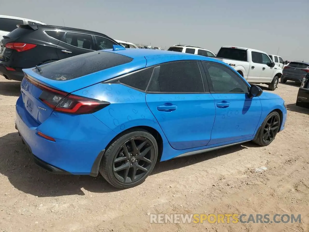 3 fotografías del automóvil dañado 19XFL2H85NE004910 HONDA CIVIC 2022