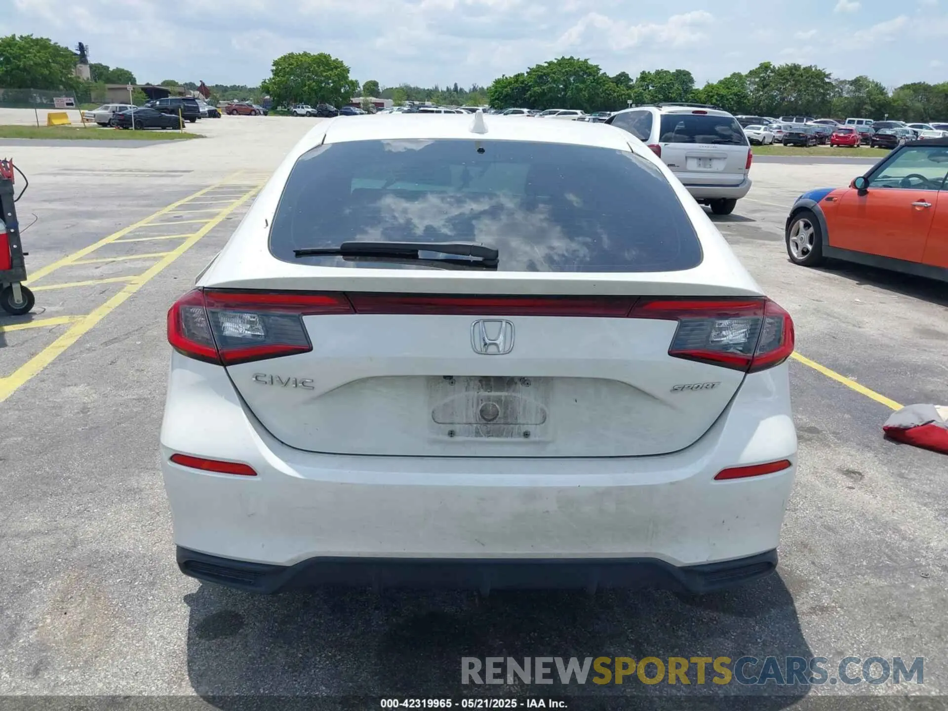 15 fotografías del automóvil dañado 19XFL2H85NE018788 HONDA CIVIC 2022