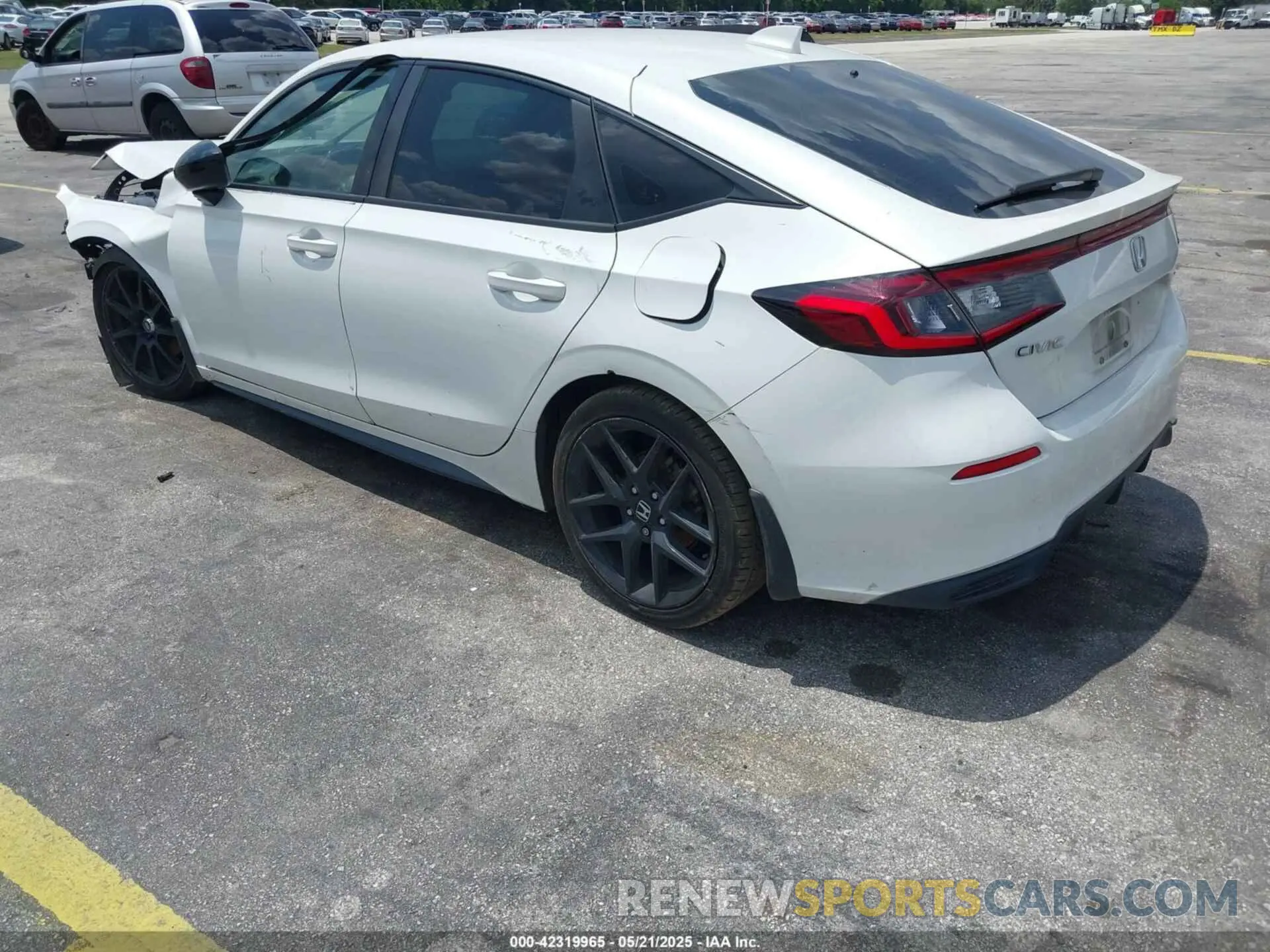 3 fotografías del automóvil dañado 19XFL2H85NE018788 HONDA CIVIC 2022