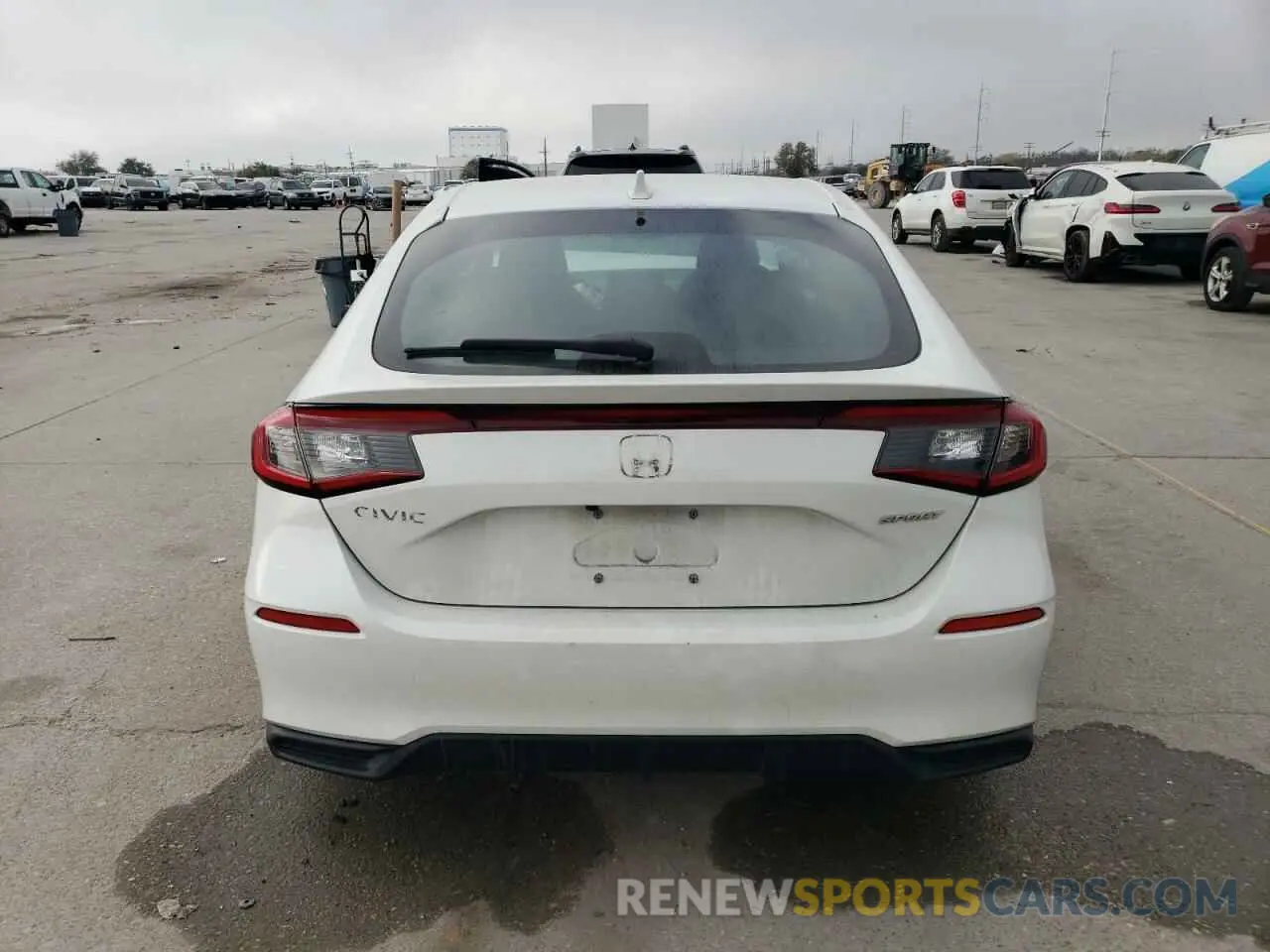 6 fotografías del automóvil dañado 19XFL2H85NE021836 HONDA CIVIC 2022