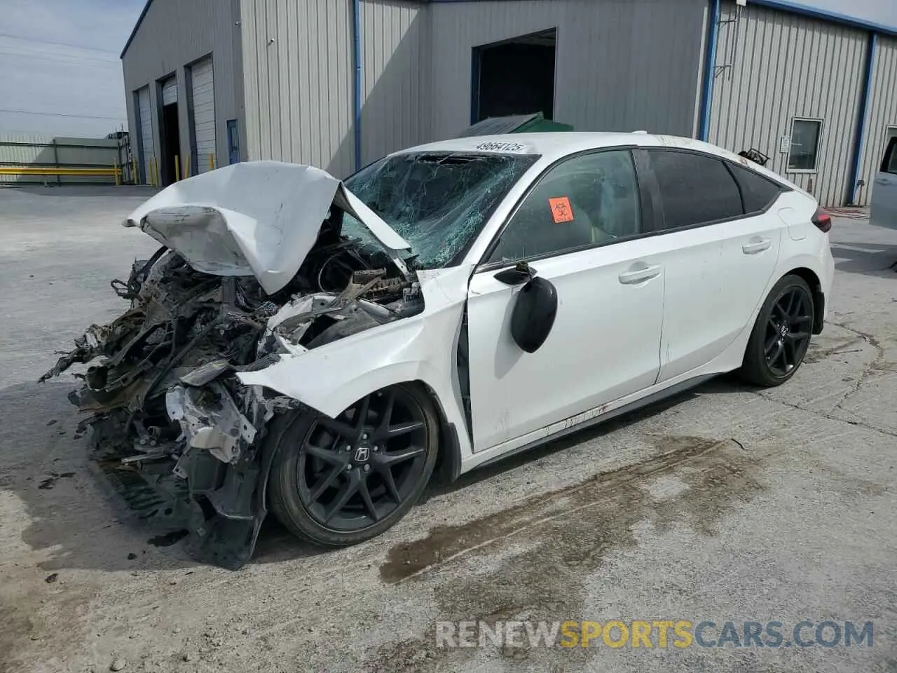 1 fotografías del automóvil dañado 19XFL2H87NE001863 HONDA CIVIC 2022