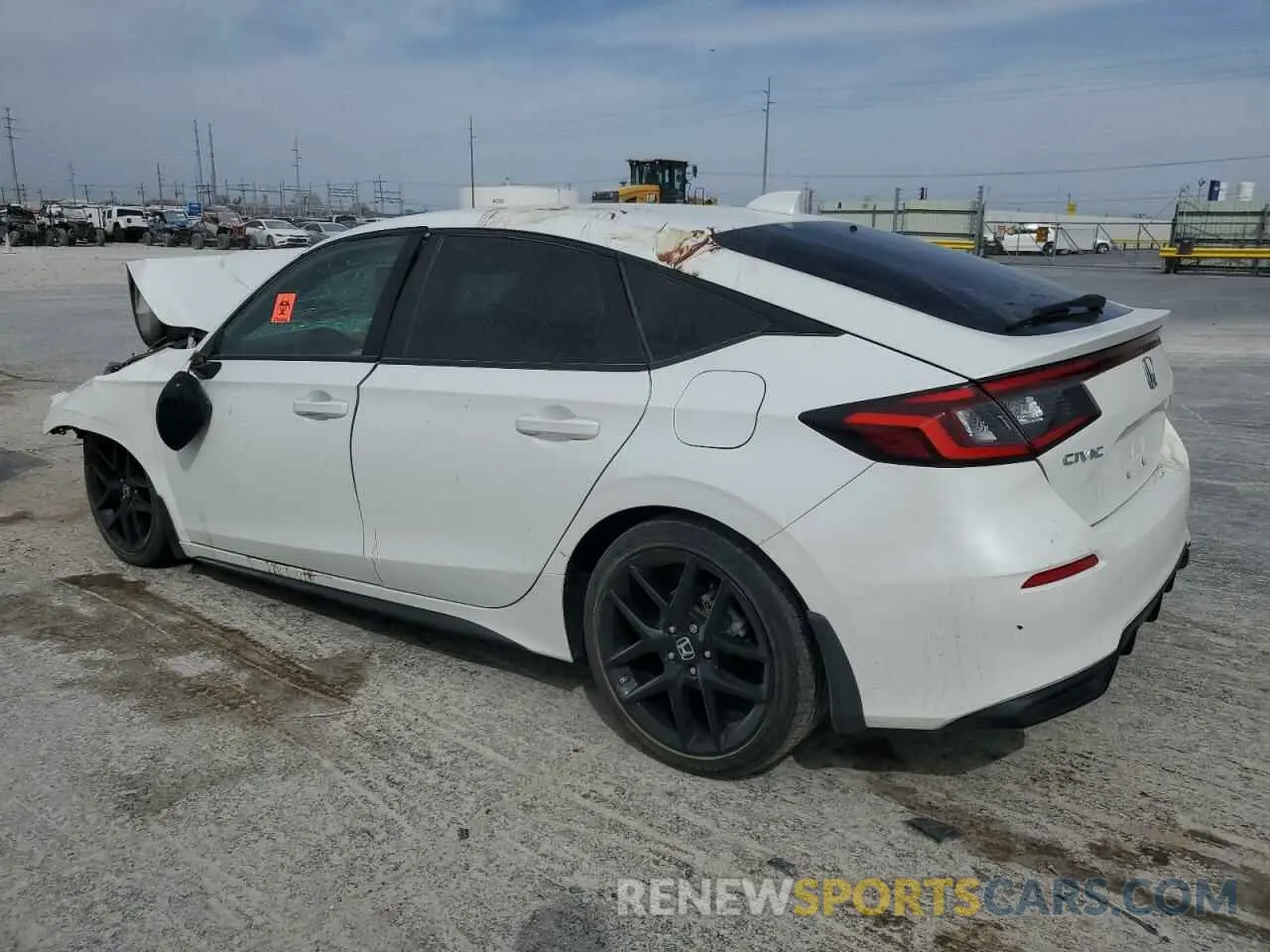 2 fotografías del automóvil dañado 19XFL2H87NE001863 HONDA CIVIC 2022