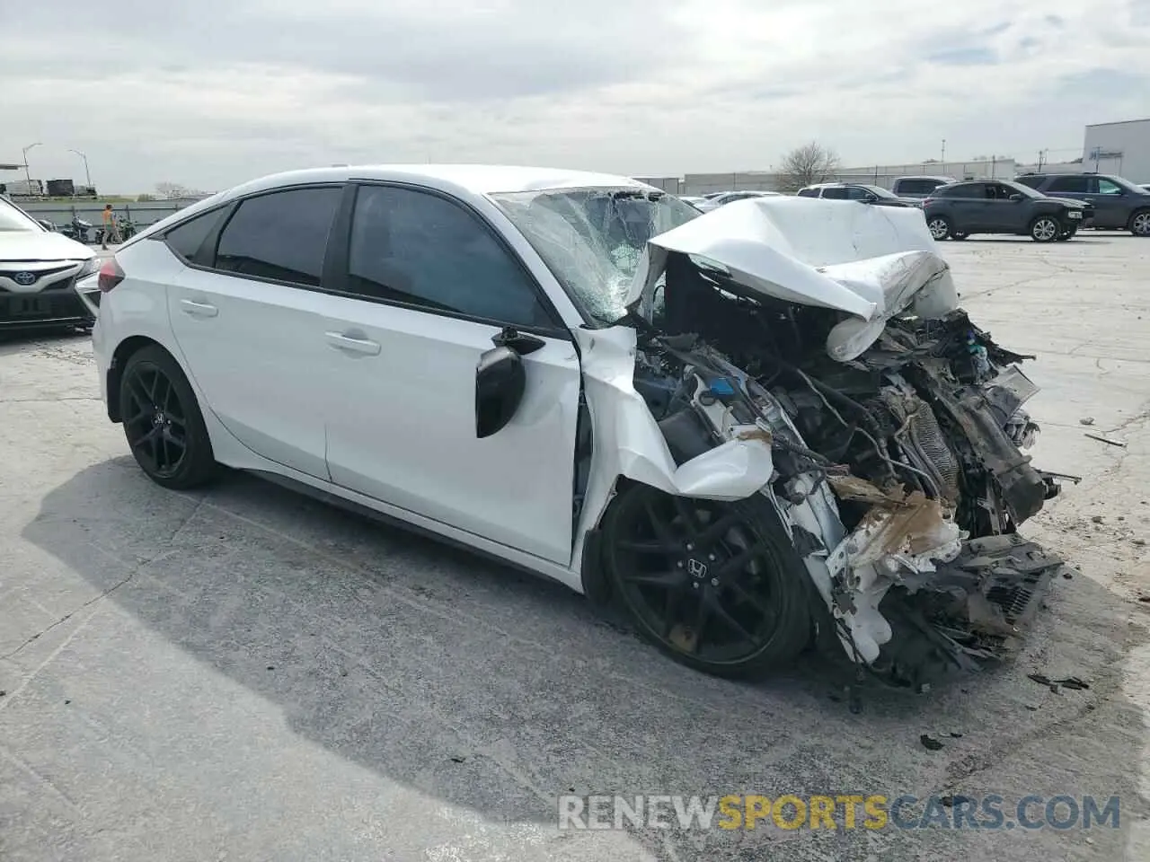 4 fotografías del automóvil dañado 19XFL2H87NE001863 HONDA CIVIC 2022