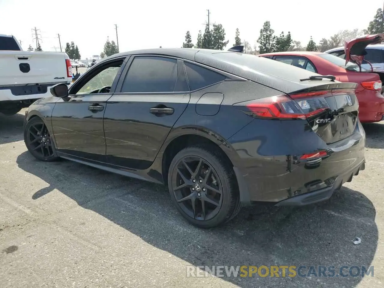 2 fotografías del automóvil dañado 19XFL2H87NE002026 HONDA CIVIC 2022