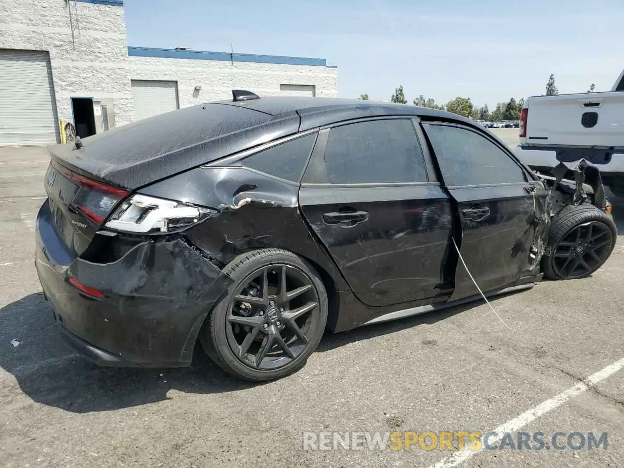 3 fotografías del automóvil dañado 19XFL2H87NE002026 HONDA CIVIC 2022