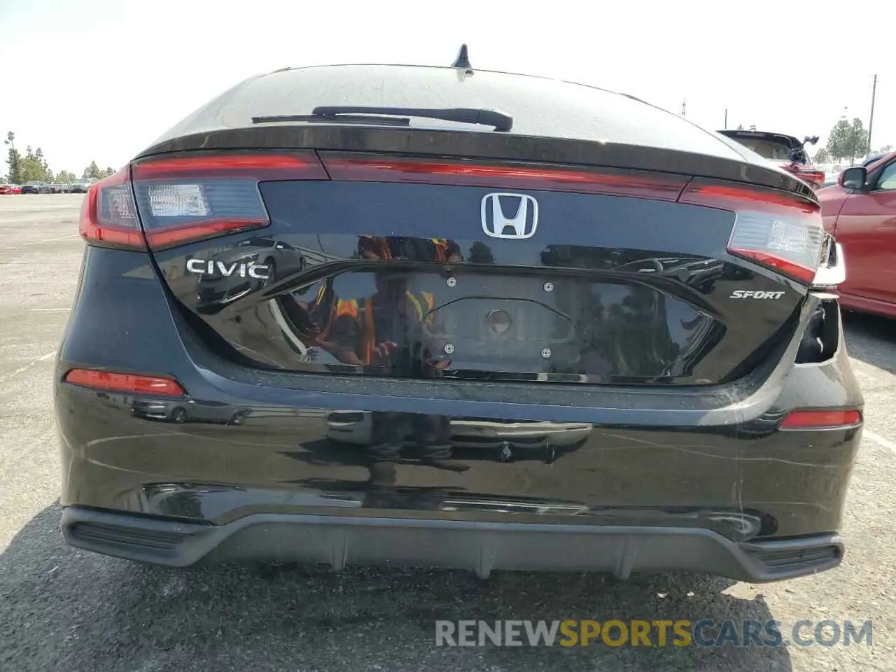 6 fotografías del automóvil dañado 19XFL2H87NE002026 HONDA CIVIC 2022