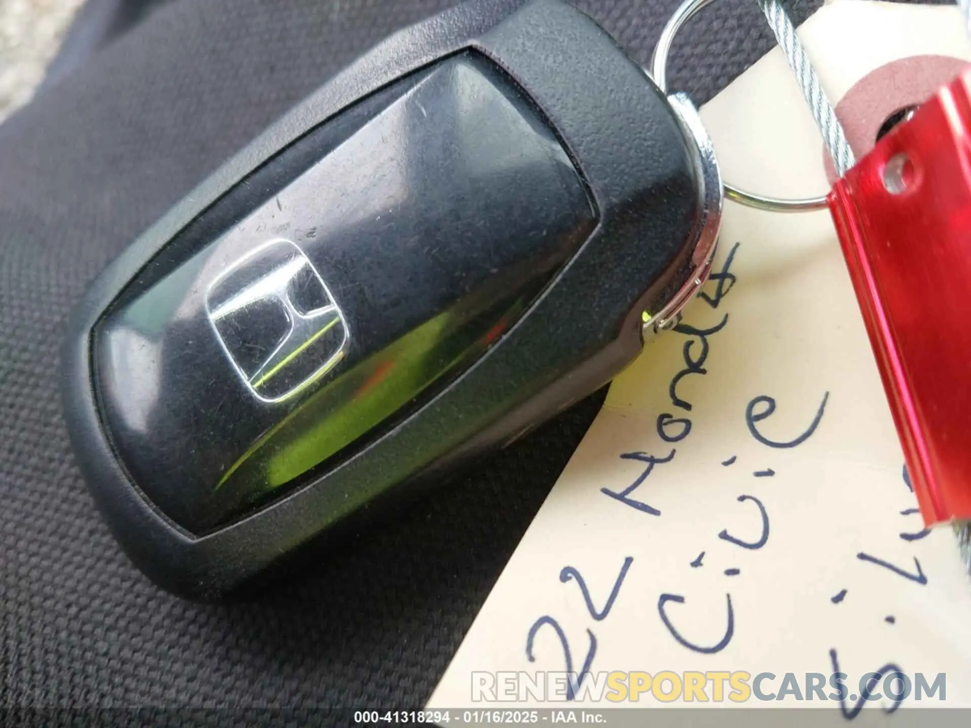 11 fotografías del automóvil dañado 19XFL2H87NE007727 HONDA CIVIC 2022