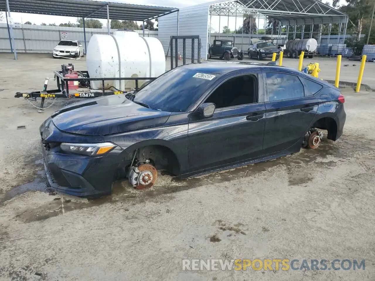 1 fotografías del automóvil dañado 19XFL2H87NE011762 HONDA CIVIC 2022
