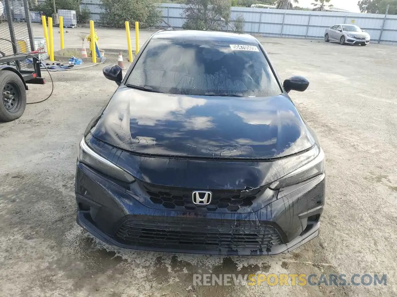 5 fotografías del automóvil dañado 19XFL2H87NE011762 HONDA CIVIC 2022
