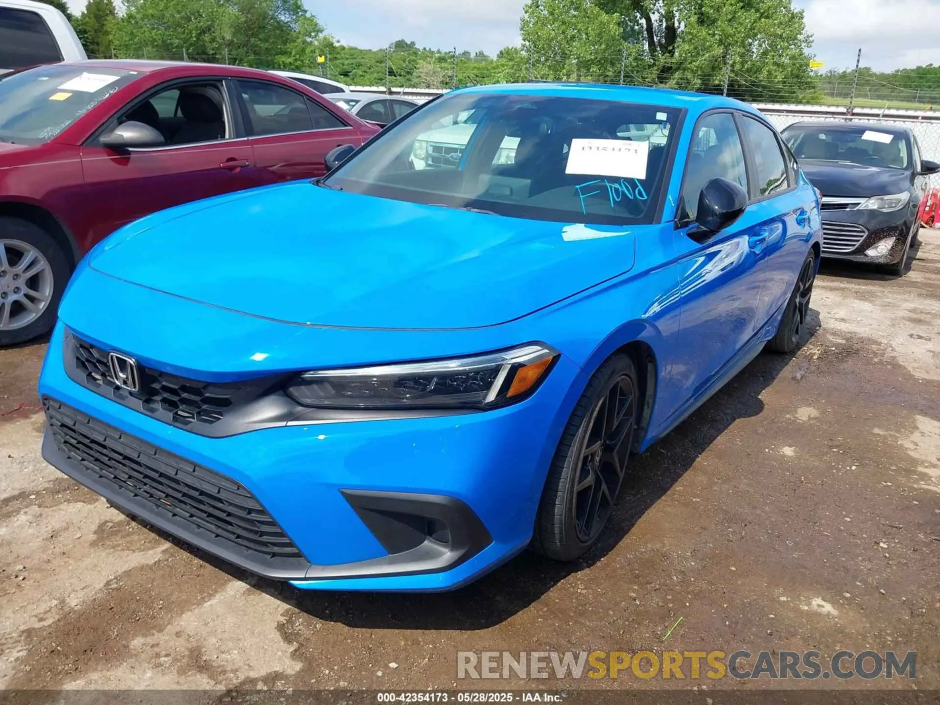 2 fotografías del automóvil dañado 19XFL2H87NE024544 HONDA CIVIC 2022