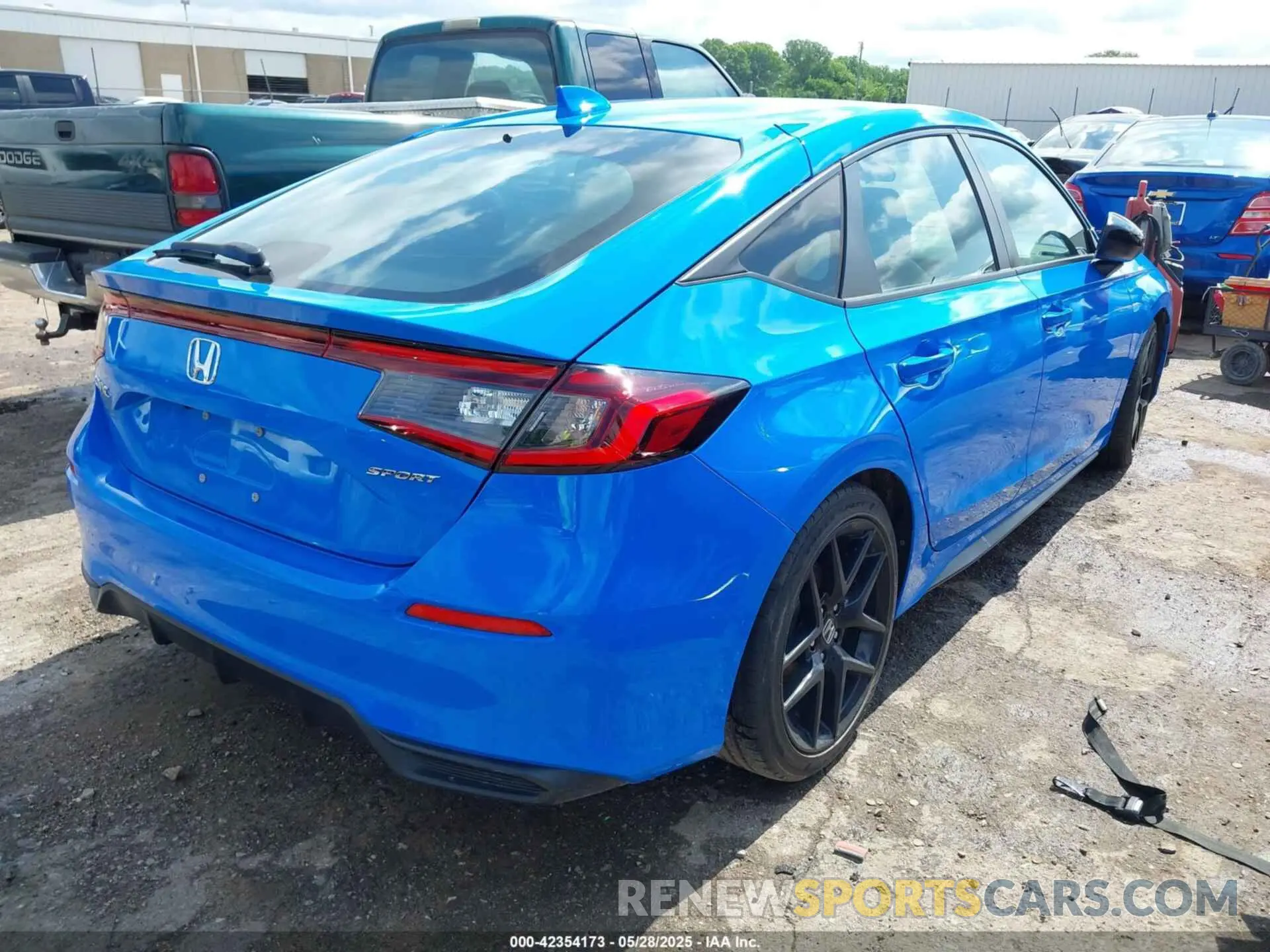 4 fotografías del automóvil dañado 19XFL2H87NE024544 HONDA CIVIC 2022