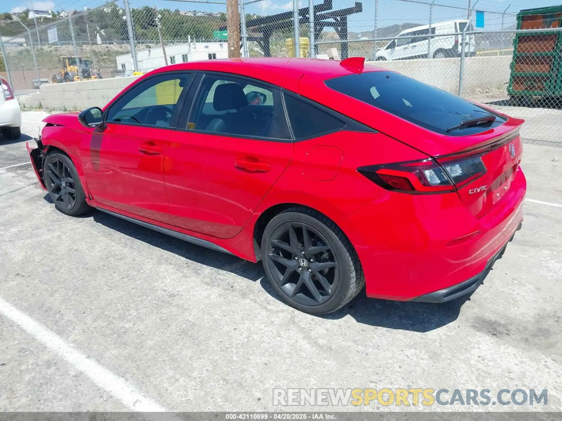 3 fotografías del automóvil dañado 19XFL2H88NE004853 HONDA CIVIC 2022